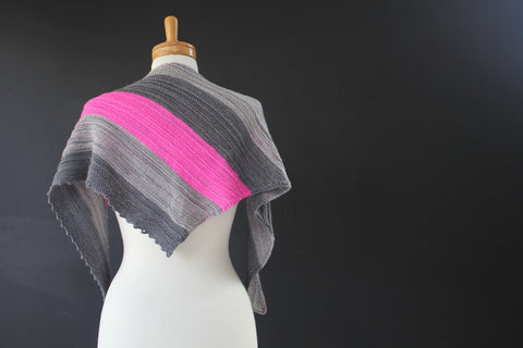 Pink Light Shawl