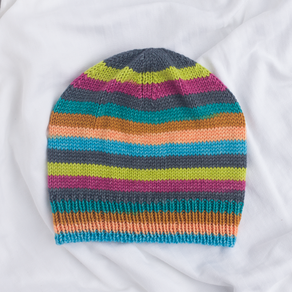 Love is Love worsted weight knit hat gauge dye works