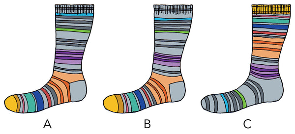 5 tips for knitting Our Solar System socks – Gauge Dye Works