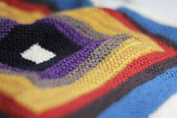 Knit granny square