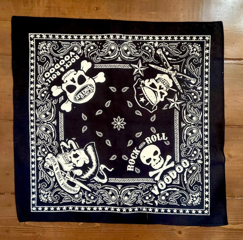 Vince Ray Rock & Roll Voodoo bandana