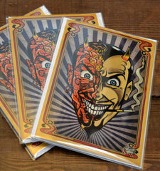 Vince Ray`s greetings card Devils Head