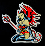 Vince Ray Devil Girl sticker