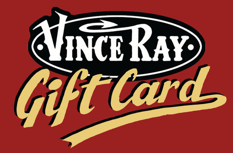 Vince Ray gift card for the online shop