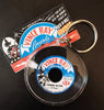 Vince Ray double sided mini record keyring
