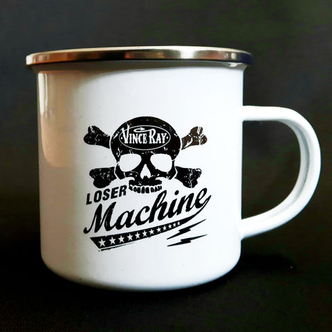 Vince Ray Loser Machine Enamel Cup Mug