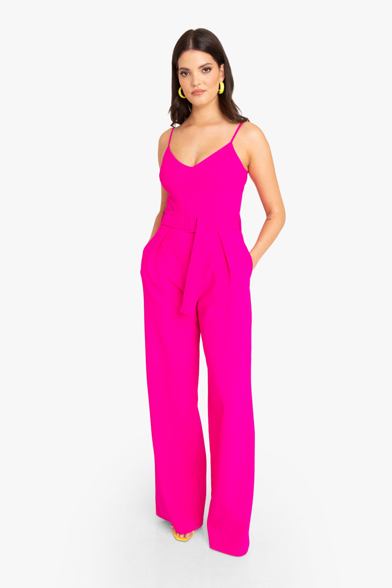 Patel Jumpsuit - Super Loft Woven – Black Halo