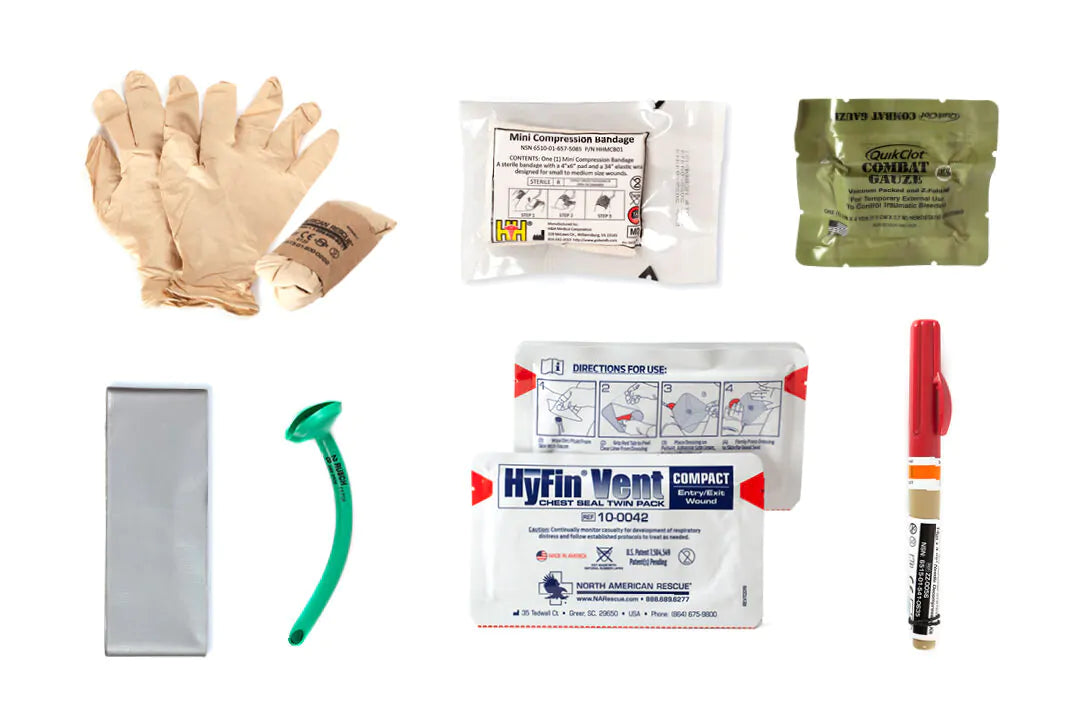 Blue Force Gear Micro Trauma Kit Medical Supplies - Advanced Kit