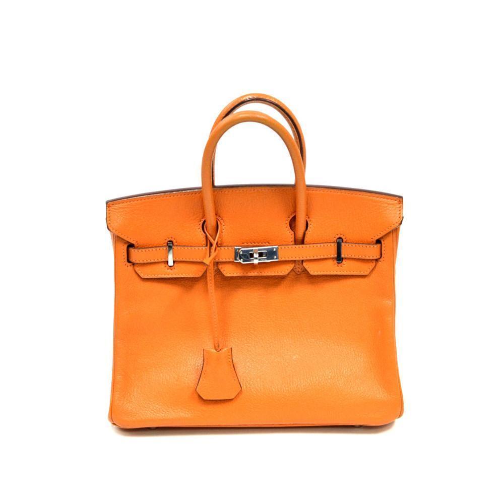 Authentic Vintage Hermes Birkin Bag Handbags in Orange Ardenne Leather – The Vintage Contessa ...