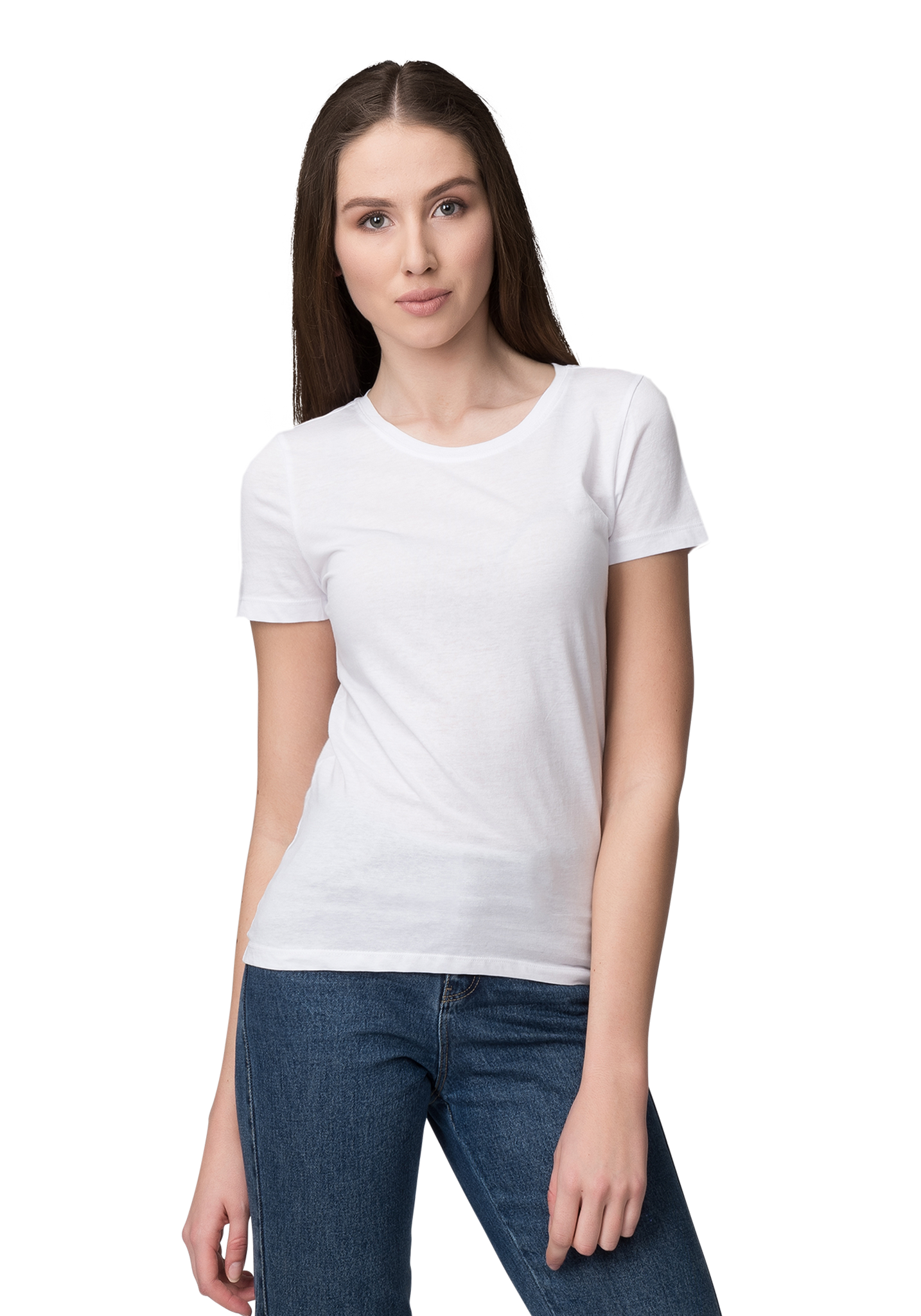Unisex Basic Plain White T Shirt Print Bharat