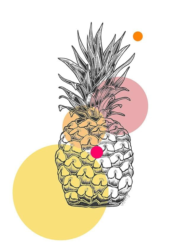 Pineapple Birthday Card Printable