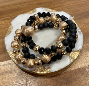 3 Stack Beaded Bracelet Set 2 colors - ILA & LUCILLE