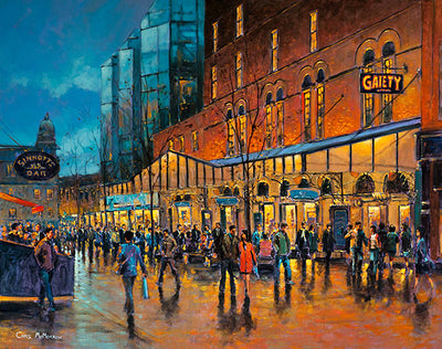 Painting | Print of an opening night at the Gaiety Theatre, Dublin