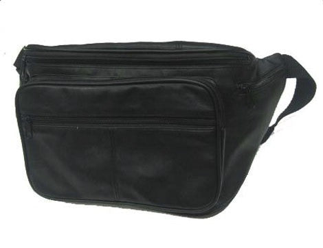 large leather fanny pack