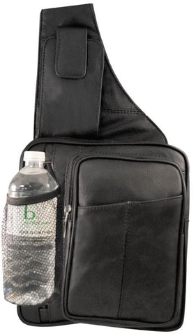 sling bag with water bottle holder