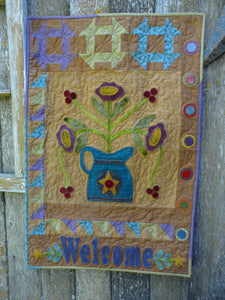 Floral Applique Quilt with Embroidery - Leslie Fehling - Everyday Artist