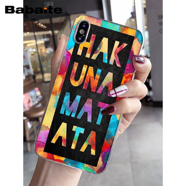 coque iphone xs max hakuna matata