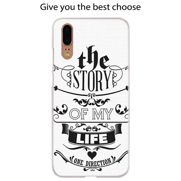 Binful One Direction 1d Fashion Clear Cover Case For Huawei P30 P Ma Ferrum Cases