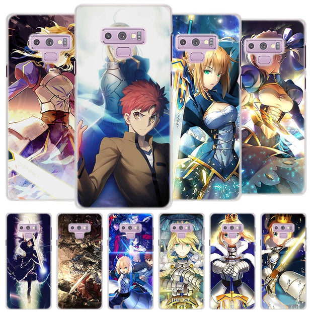 Fate Zero Stay Night Saber Case Cover For Samsung Galaxy Note 9 Note 8 Ferrum Cases