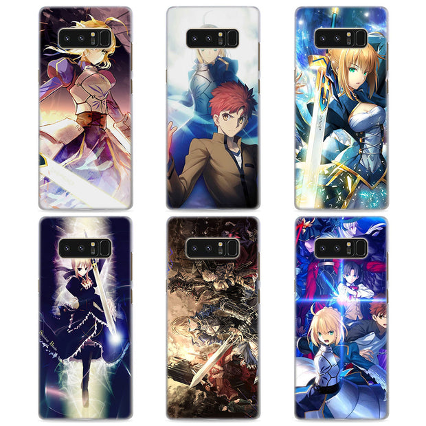 Fate Zero Stay Night Saber Case Cover For Samsung Galaxy Note 9 Note 8 Ferrum Cases