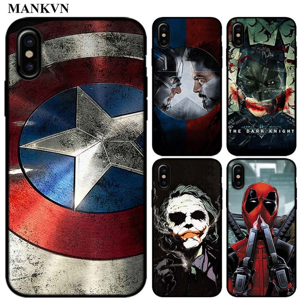 coque iphone xr avengers silicone