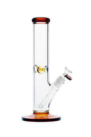 No Logo 12" Straight Tube Bong