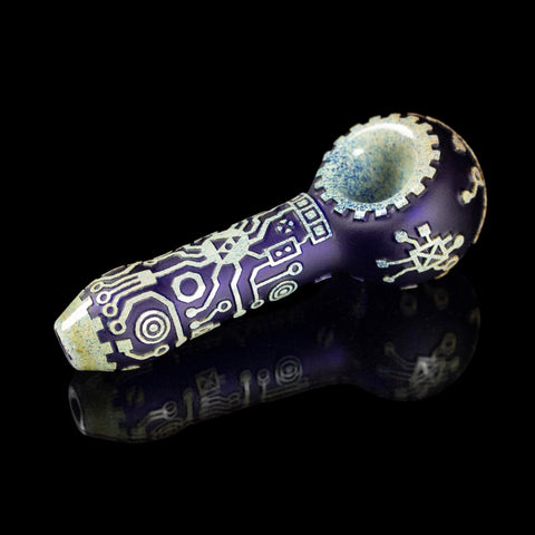 Milkyway Glass 4.5" Long Circuitboard Handpipe