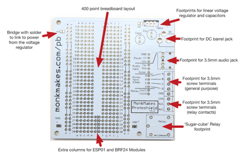 Monk Makes Protoboard