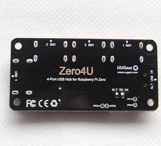 Zero4U 4-Port USB Board Without Pogo Pins