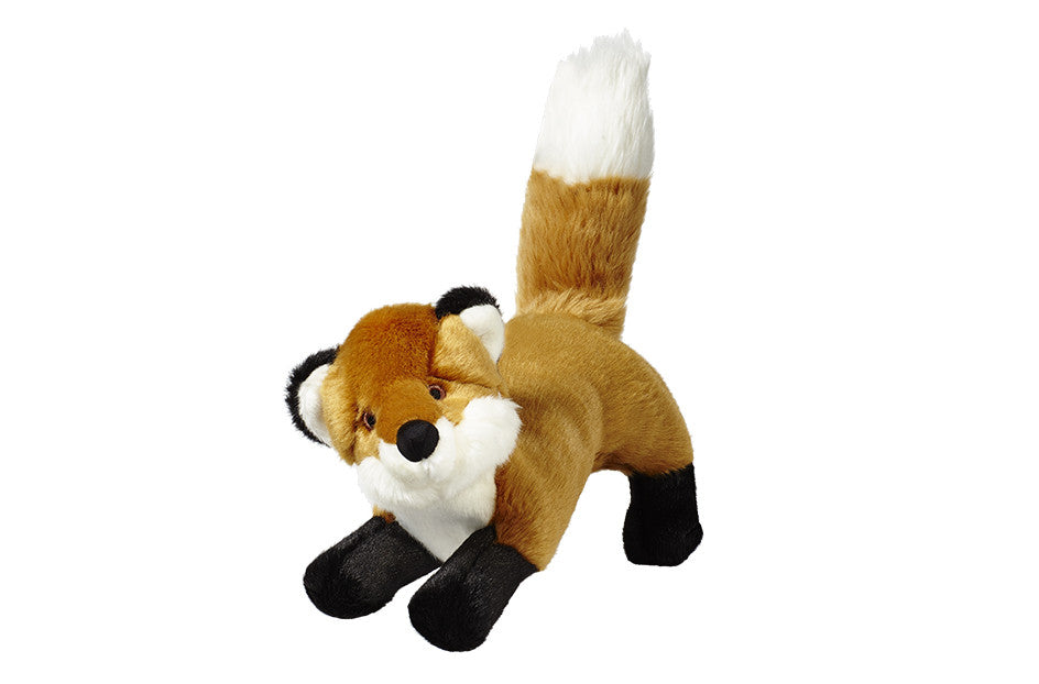 stuffed fox dog toy