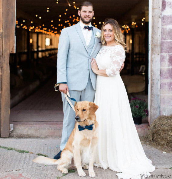 dog wedding bow