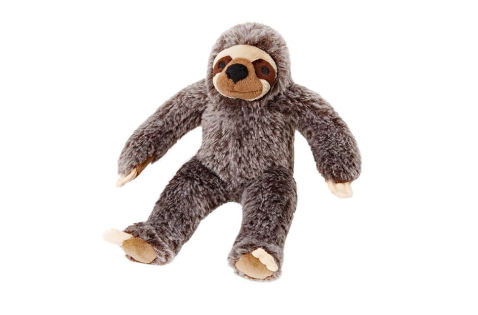 sloth dog toy