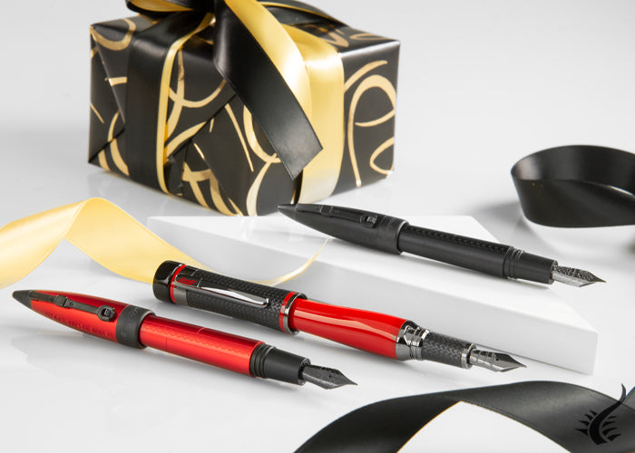 Montegrappa Aviator Red Baron,  Aviator All-Black Flying Ace y F1 Speed Racing Red.