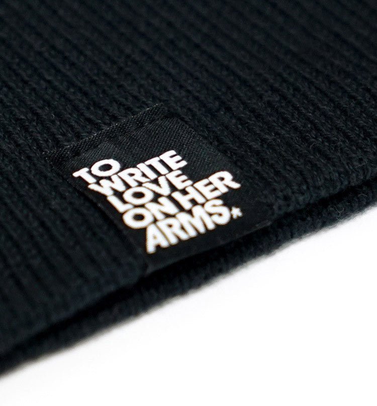 Title Slouch Beanie – To Write Love on Her Arms.