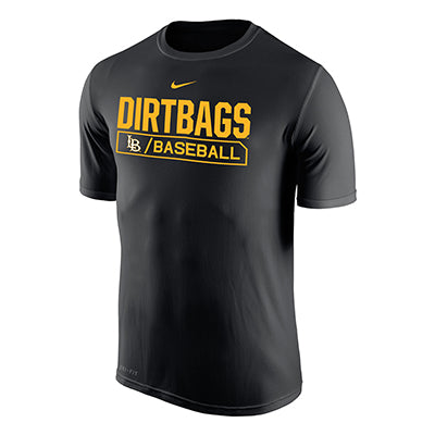 Seguro Megalópolis texto Dirtbags Over LB Baseball T-Shirt - Black, Nike – Long Beach State Official  Store