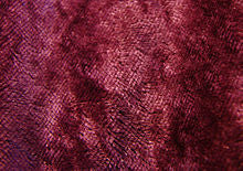 Closeup of velvet lining of Non-Slip Headband