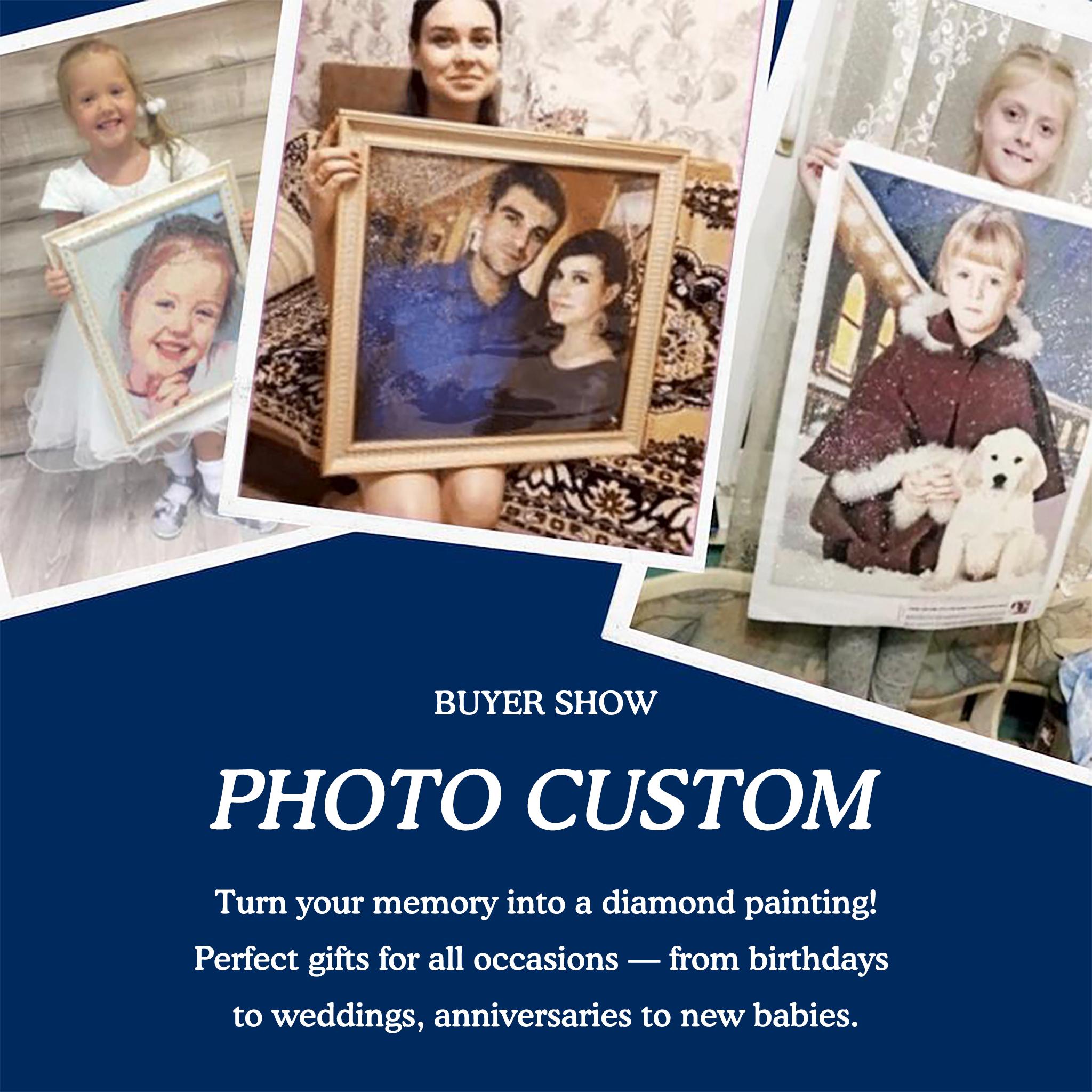Custom Diamond Painting Kit With Your Own Photo – bemyhobbystore