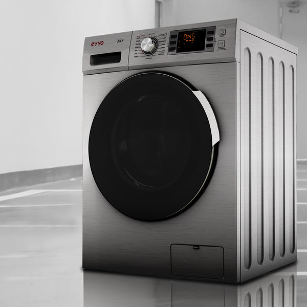 interior Detener Prefijo 24 horas pegado a una lavadora EVVO – EVVO HOME