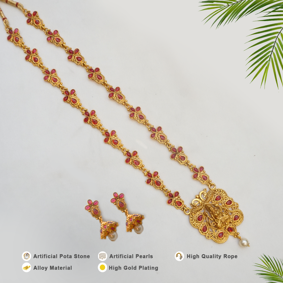 GLEAMING GOLD PLATED NECKLACE – Sonchafa
