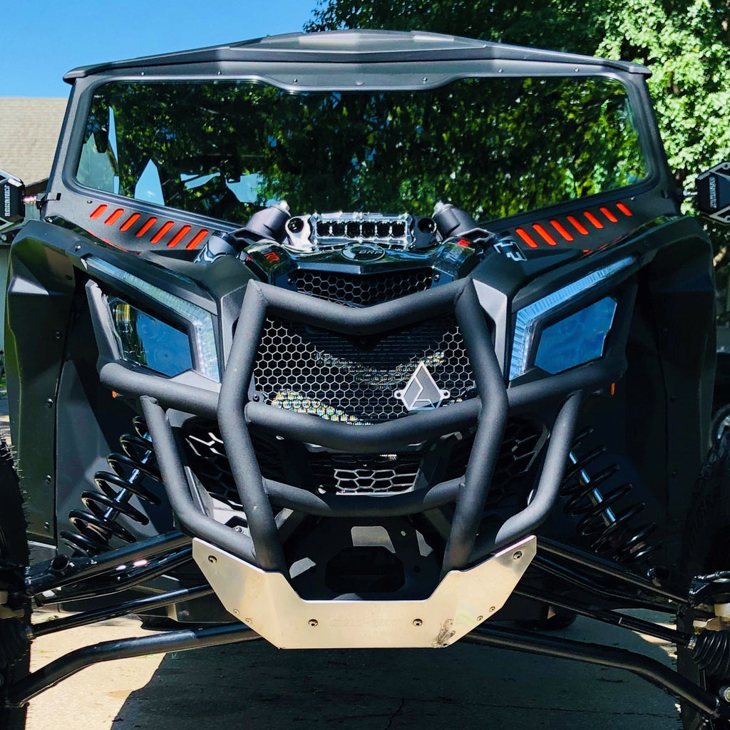 CANAM X3 GLASS WINDSHIELD 2.0 WITH D.O.T STAMP Bent Metal OffRoad