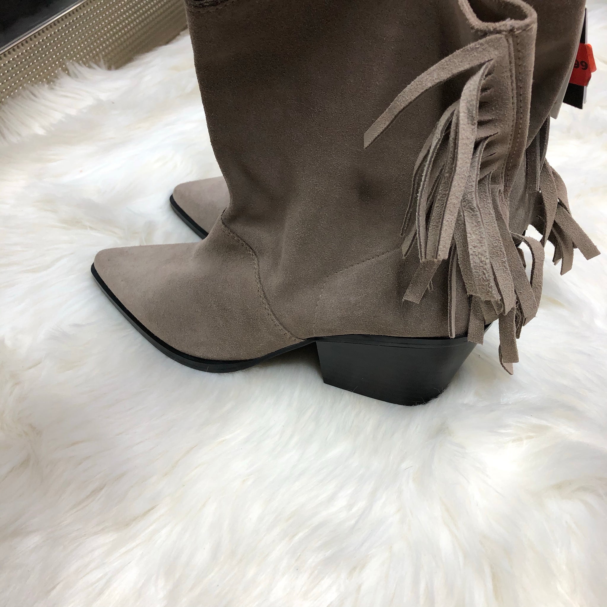 zara fringe boots