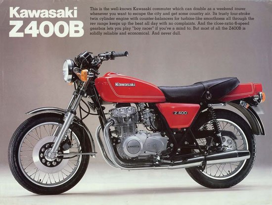 Middleweight Champ: Kawasaki KZ400 – Old Bike Barn