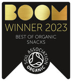 BOOM Best Organic Snack 2023 Logo