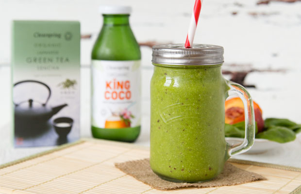 King Coco Smoothie with Coconut Water, Green Tea & Nectarine