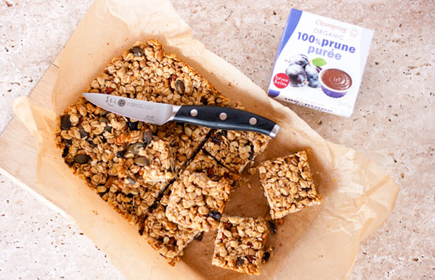 Prune & Coconut Flapjacks