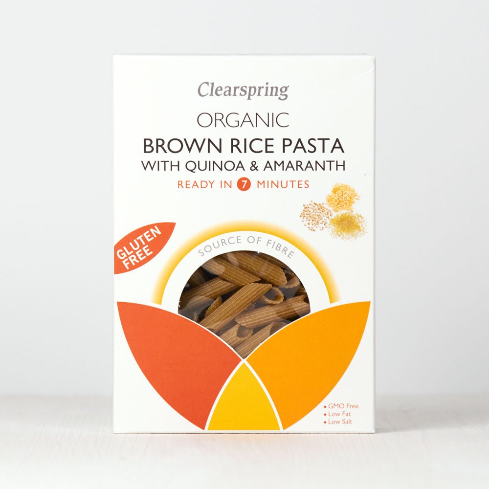 Organic Gluten Free Brown Rice Pasta with Quinoa & Amaranth | Clearspring  Ltd