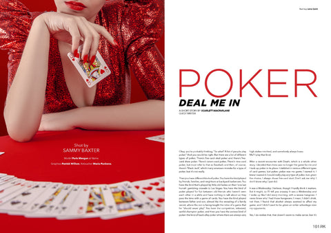 poker queen fashion editorial 
