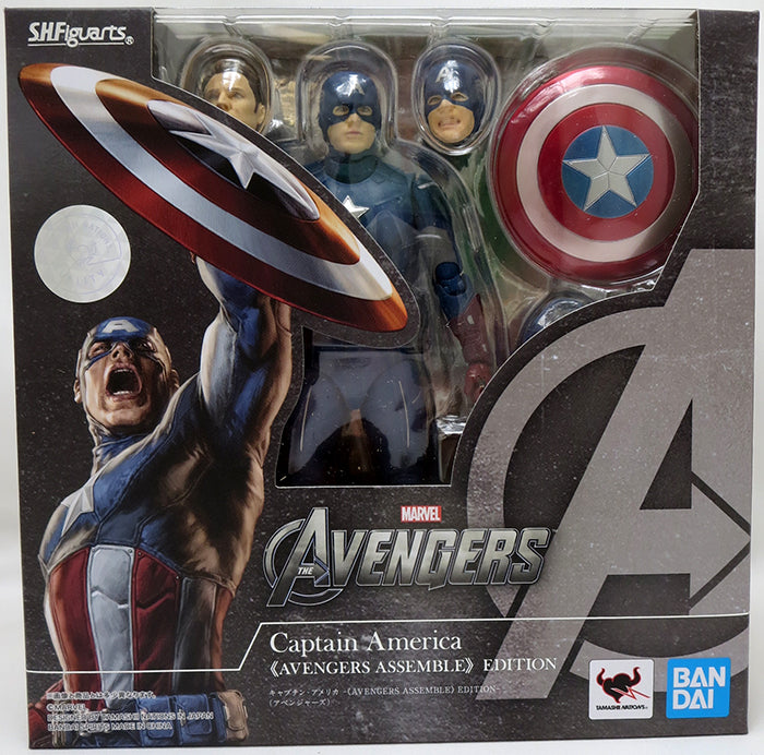 Avengers 6 Inch Action Figure S.H.Figuarts - Captain America Avengers  Assemble