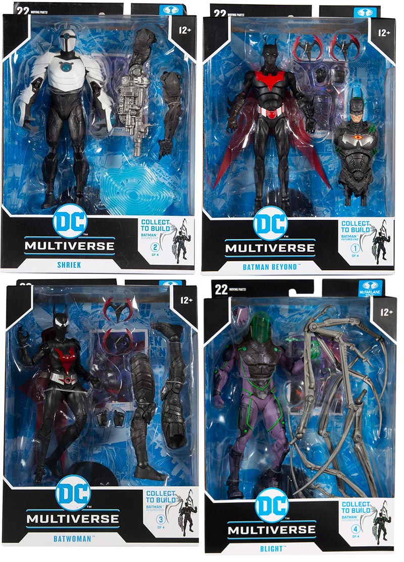 DC Multiverse 7 Inch Action Figure BAF Batman Futures End - Set of 4 ( |  