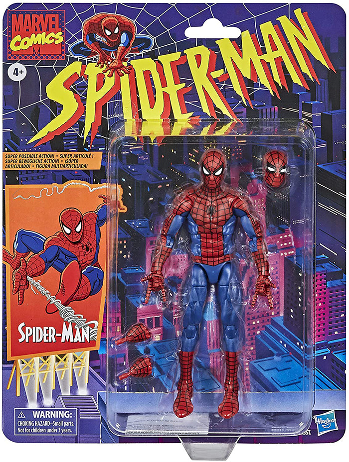 Marvel Legends Retro 6 Inch Action Figure Spider-Man Series 1 - Spider |  